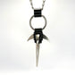 Claw necklace with unique spiky pendant